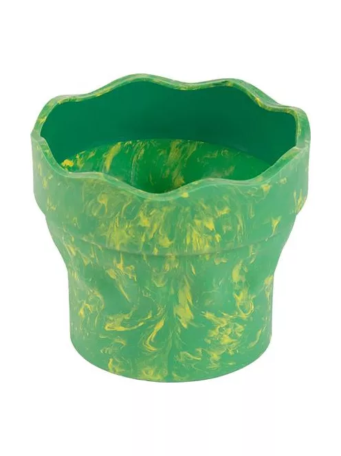 FABER-CASTELL Ecsettál, műanyag, FABER-CASTELL "Click&Go", zöld