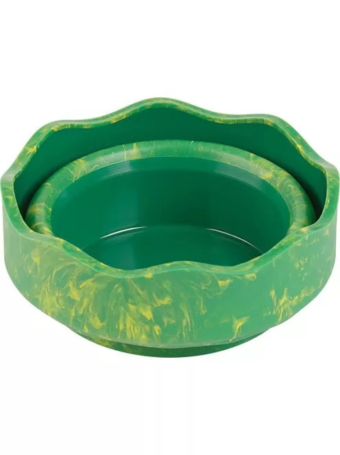 FABER-CASTELL Ecsettál, műanyag, FABER-CASTELL "Click&Go", zöld