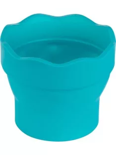   FABER-CASTELL Ecsettál, műanyag, FABER-CASTELL "Click&Go", türkiz