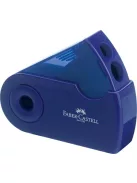 FABER-CASTELL Hegyező display, kétlyukú, 2 tartályos, FABER-CASTELL, vegyes színek