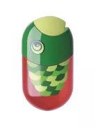FABER-CASTELL Hegyező és radír, kétlyukú, tartályos, FABER-CASTELL, hal minta