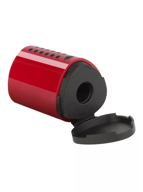 FABER-CASTELL Hegyező, egylyukú, tartályos, FABER-CASTELL, "Grip 2001 mini" vegyes színek