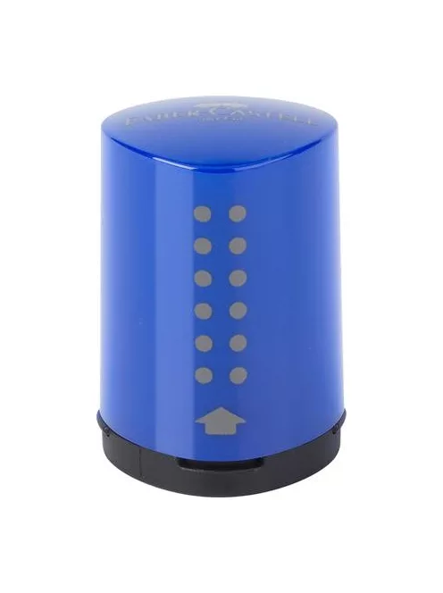 FABER-CASTELL Hegyező, egylyukú, tartályos, FABER-CASTELL, "Grip 2001 mini" vegyes színek