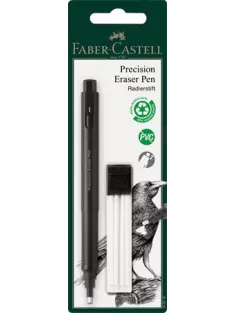   FABER-CASTELL Radírstift, precíziós, 4 db pótbéllel, FABER-CASTELL