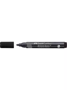   FABER-CASTELL Alkoholos marker, 2,8 mm, kúpos, FABER-CASTELL "Multimark Winner 23", fekete