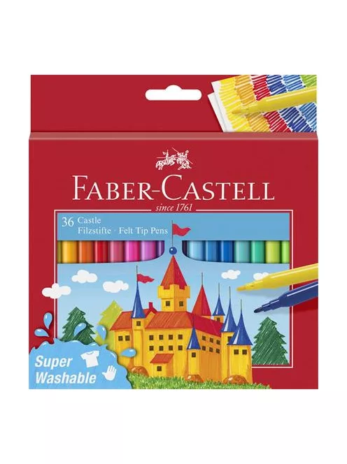 FABER-CASTELL Filctoll készlet, FABER-CASTELL, 36 különböző szín "Castle"