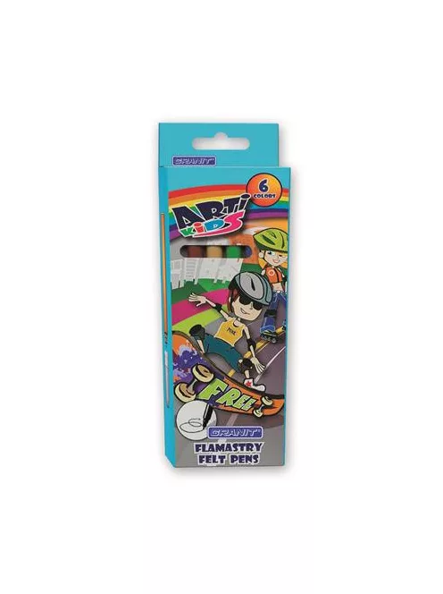 GRANIT Filctoll készlet, GRANIT "Arti Kids", 6 különböző szín