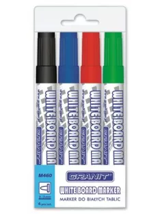   GRANIT Táblamarker készlet, 2-3 mm, kúpos, GRANIT "M460", 4 különböző szín