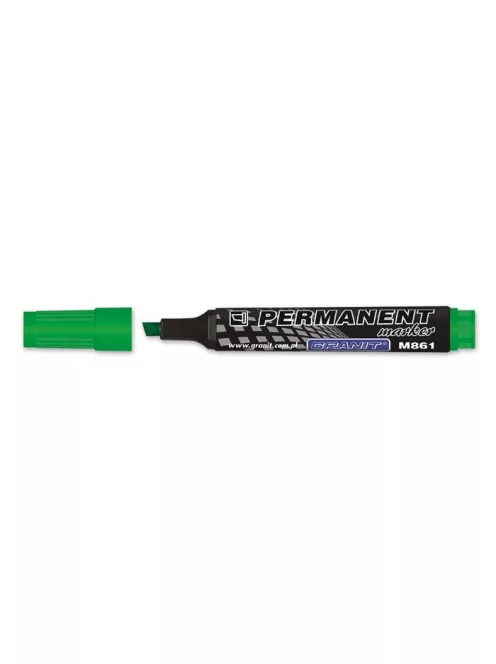 GRANIT Alkoholos marker, 1-5 mm, vágott, GRANIT "M861", zöld