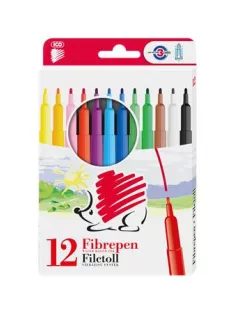   ICO Filctoll készlet, 1 mm, ICO "Süni 300", 12 különböző szín