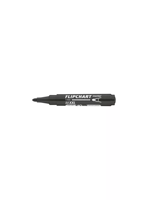ICO Flipchart marker, 1-3 mm, kúpos, ICO "Artip 11 XXL", fekete