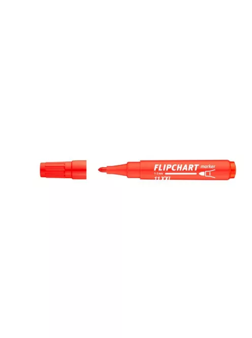 ICO Flipchart marker, 1-3 mm, kúpos, ICO "Artip 11 XXL", piros