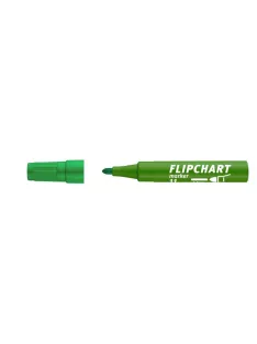   ICO Flipchart marker, 1-3 mm, kúpos, ICO "Artip 11", zöld