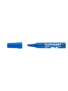   ICO Flipchart marker, 1-4 mm, vágott, ICO "Artip 12", kék