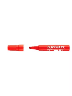   ICO Flipchart marker, 1-4 mm, vágott, ICO "Artip 12", piros