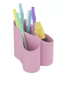   ICO Írószertartó, ICO "Lux", pasztell rózsaszín