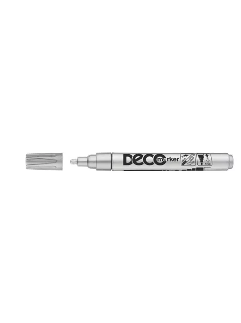 ICO Lakkmarker, 2-4 mm, ICO "Decomarker" ezüst