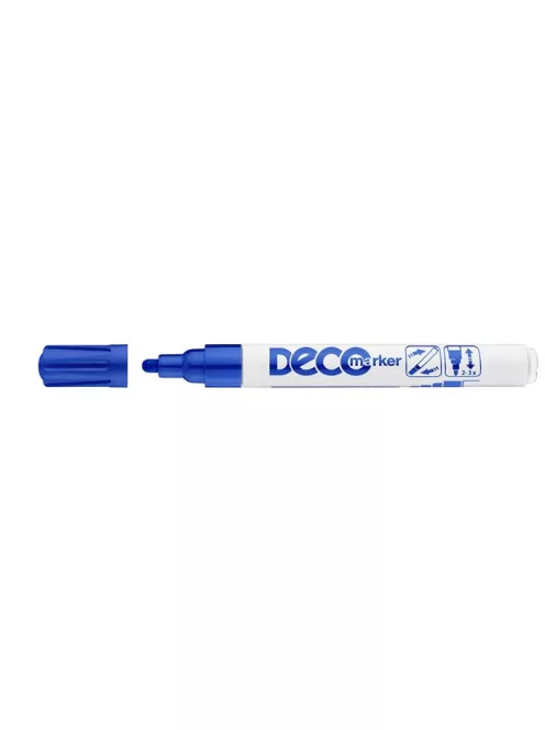 ICO Lakkmarker, 2-4 mm, ICO "Decomarker" kék