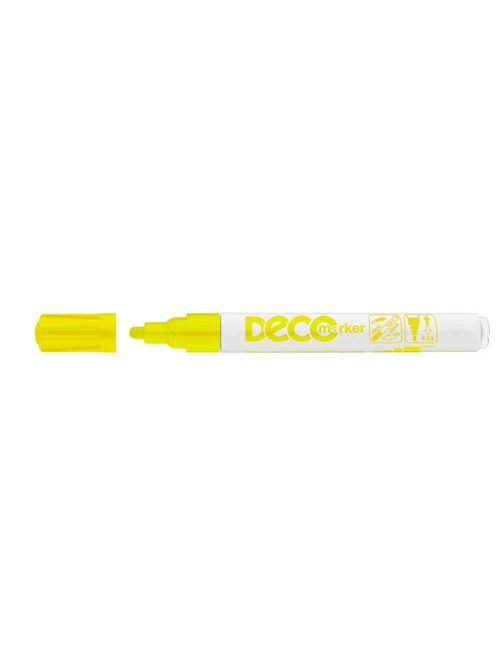 ICO Lakkmarker, 2-4 mm, ICO "Decomarker" sárga