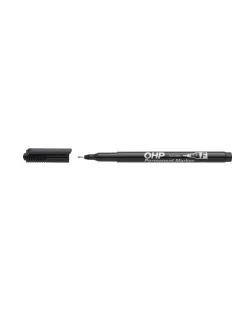 ICO Alkoholos marker, OHP, 0,5 mm, F, ICO, fekete