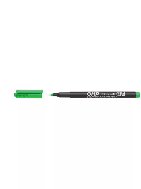 ICO Alkoholos marker, OHP, 0,5 mm, F, ICO, zöld