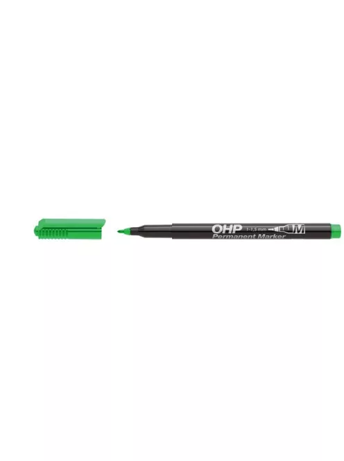 ICO Alkoholos marker, OHP, 1-1,5 mm, M, ICO, zöld