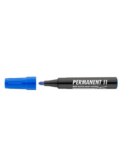 ICO Alkoholos marker, 1-3 mm, kúpos, ICO "Permanent 11", kék