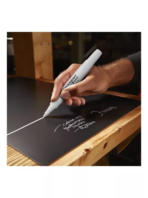 ICO Alkoholos marker, 1-3 mm, kúpos, ICO "Permanent 11 XXL", fehér