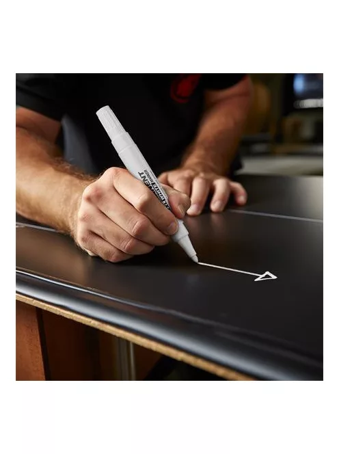 ICO Alkoholos marker, 1-3 mm, kúpos, ICO "Permanent 11 XXL", fehér