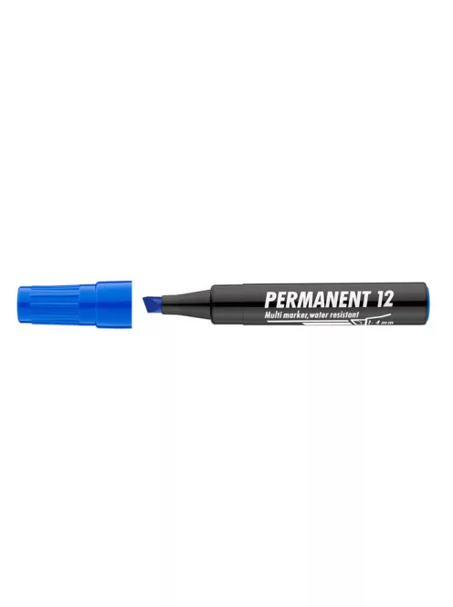 ICO Alkoholos marker, 1-4 mm, vágott, ICO "Permanent 12", kék