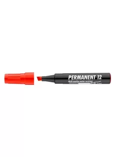  ICO Alkoholos marker, 1-4 mm, vágott, ICO "Permanent 12", piros