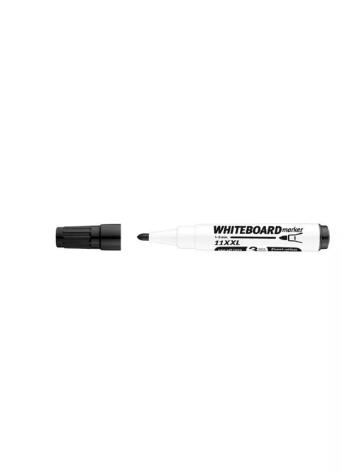 ICO Tábla- és flipchart marker, 1-3 mm, kúpos, ICO "Plan 11 XXL", fekete