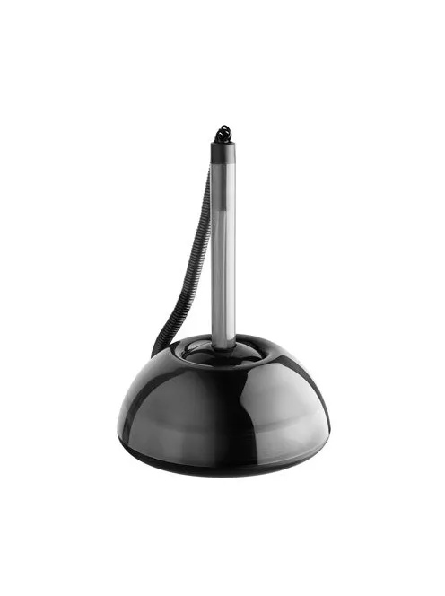 ICO Ügyféltoll, 0,8 mm, füstszínű tolltest, ICO "Lux" kék