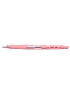   PENAC Golyóstoll, 0,7 mm, nyomógombos, rózsaszín tolltest, PENAC "SleekTouch", kék