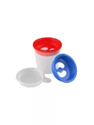 ICO Ecsettál, műanyag, fedéllel, ICO "Süni", vegyes színek