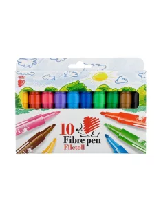   ICO Filctoll készlet, 1-3 mm, ICO "Süni", 10 különböző szín