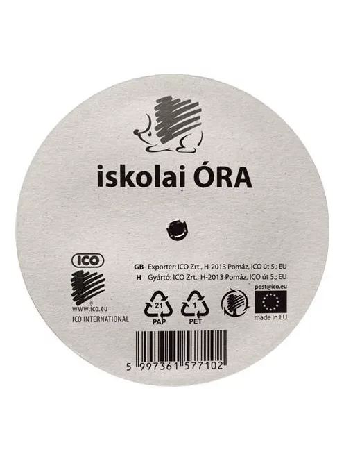 ICO Iskolai óra, műanyag, ICO "Süni"