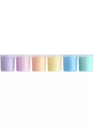 ICO Tempera készlet, tégelyes, ICO "Süni", 6 különböző pasztell szín