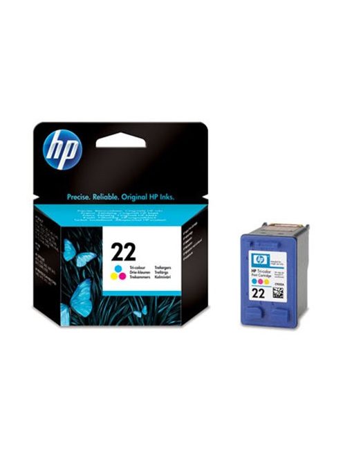 HP C9352AE Tintapatron DeskJet 3920, 3940, D2300 nyomtatókhoz, HP 22, színes, 5ml