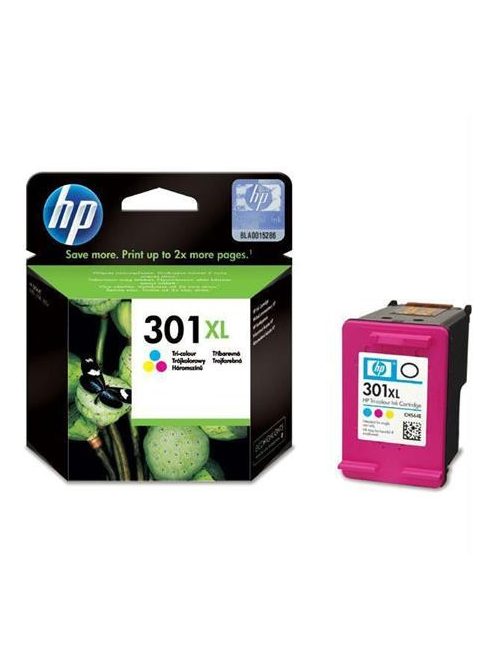 HP CH564EE Tintapatron DeskJet 2050 nyomtatóhoz, HP 301xl, színes, 330 oldal