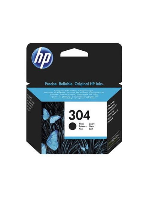 HP N9K06AE Tintapatron DeskJet 3720, 3730 nyomtatóhoz, HP 304, fekete