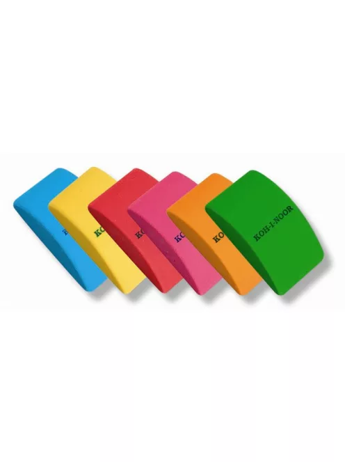 KOH-I-NOOR Radír, íves, KOH-I-NOOR, vegyes szín