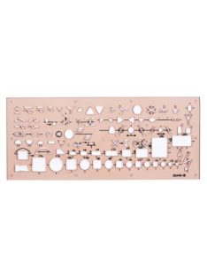   KOH-I-NOOR Elektronikai sablon, műanyag, KOH-I-NOOR "703071"