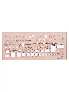   KOH-I-NOOR Elektronikai sablon, műanyag, KOH-I-NOOR "703071"