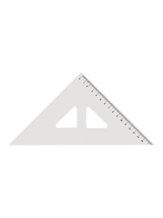KOH-I-NOOR Háromszög vonalzó, műanyag, 45 °, KOH-I-NOOR