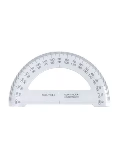 KOH-I-NOOR Szögmérő, műanyag, 180 °-os, KOH-I-NOOR