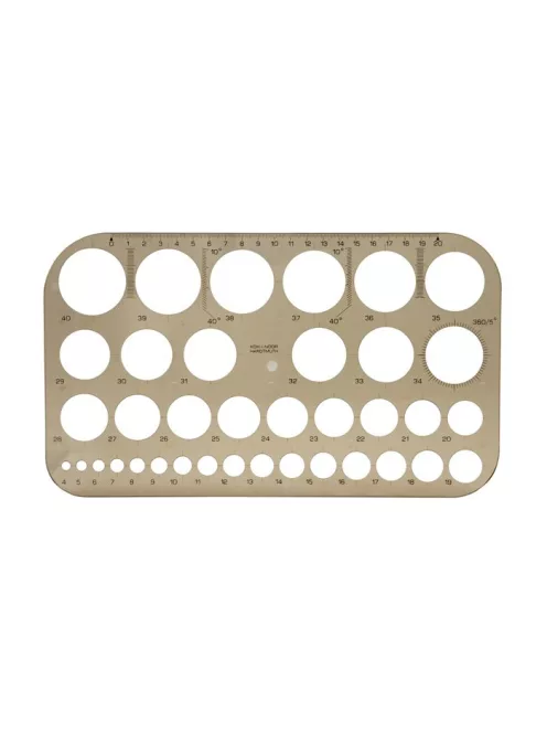 KOH-I-NOOR Körsablon, műanyag, KOH-I-NOOR "z37"