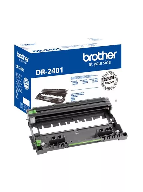BROTHER DR2401 Dobegység HLL2312D, DCPL2512D, MFCL2712 nyomtatókhoz, BROTHER, fekete, 12k