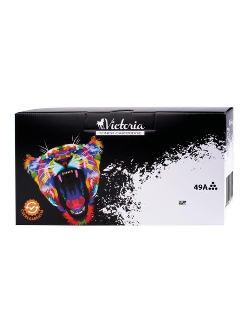 VICTORIA TECHNOLOGY Q5949A Lézertoner LaserJet 1160, 1320 nyomtatókhoz, VICTORIA TECHNOLOGY 49A, fekete, 2,5k
