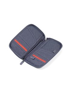   TROIKA Dokumentumtároló, utazáshoz, RFID védelemmel, TROIKA "Safe flight", szürke